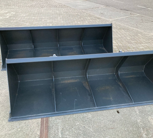 Nieuwe grondbak 